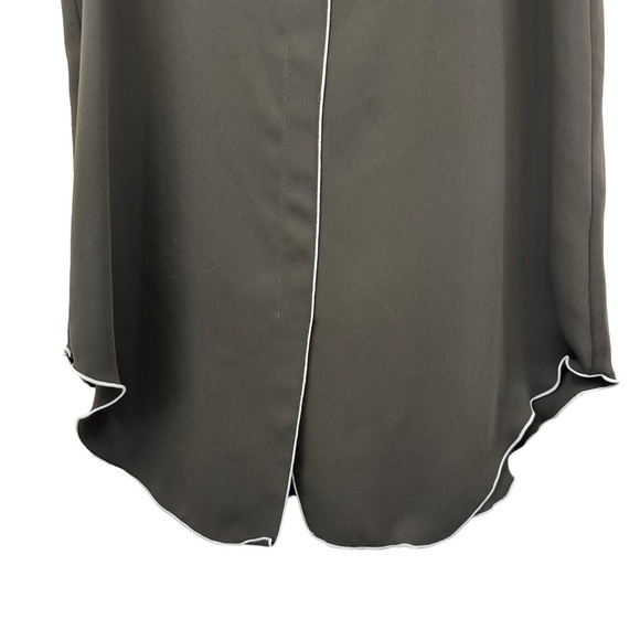 Aritzia Babaton Khaki Olive Green Sleeveless Blouse, Small - Picture 3 of 9